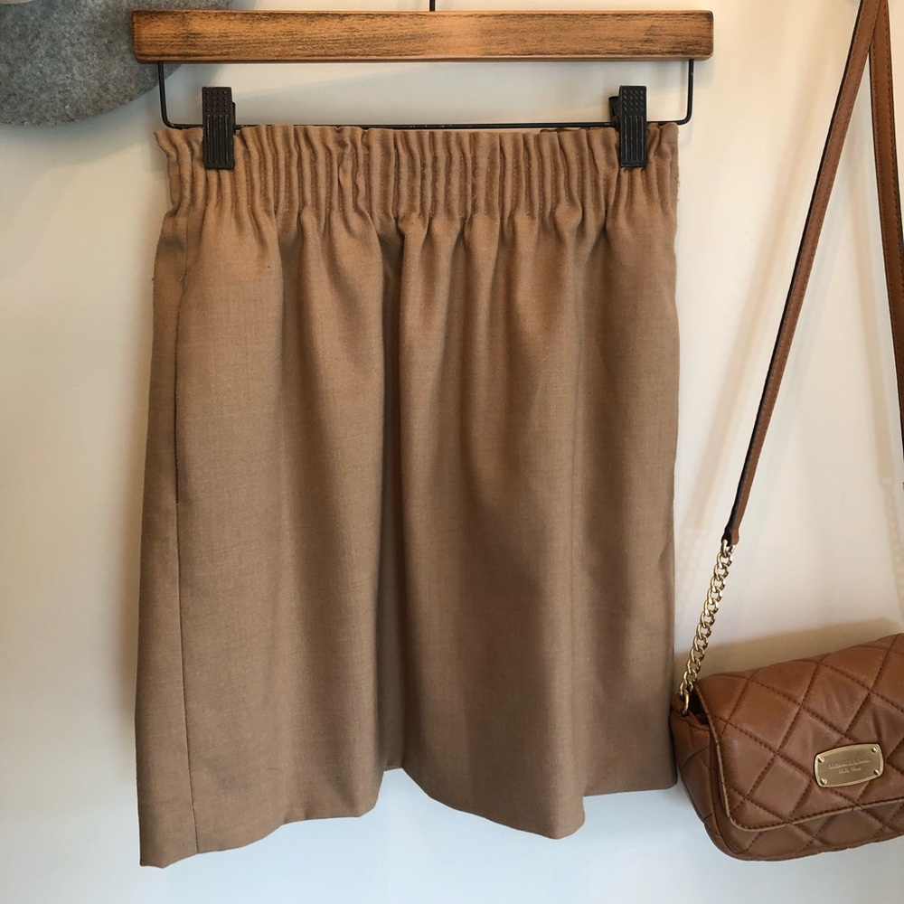 High Waisted Paper Bag J. Crew Skirt